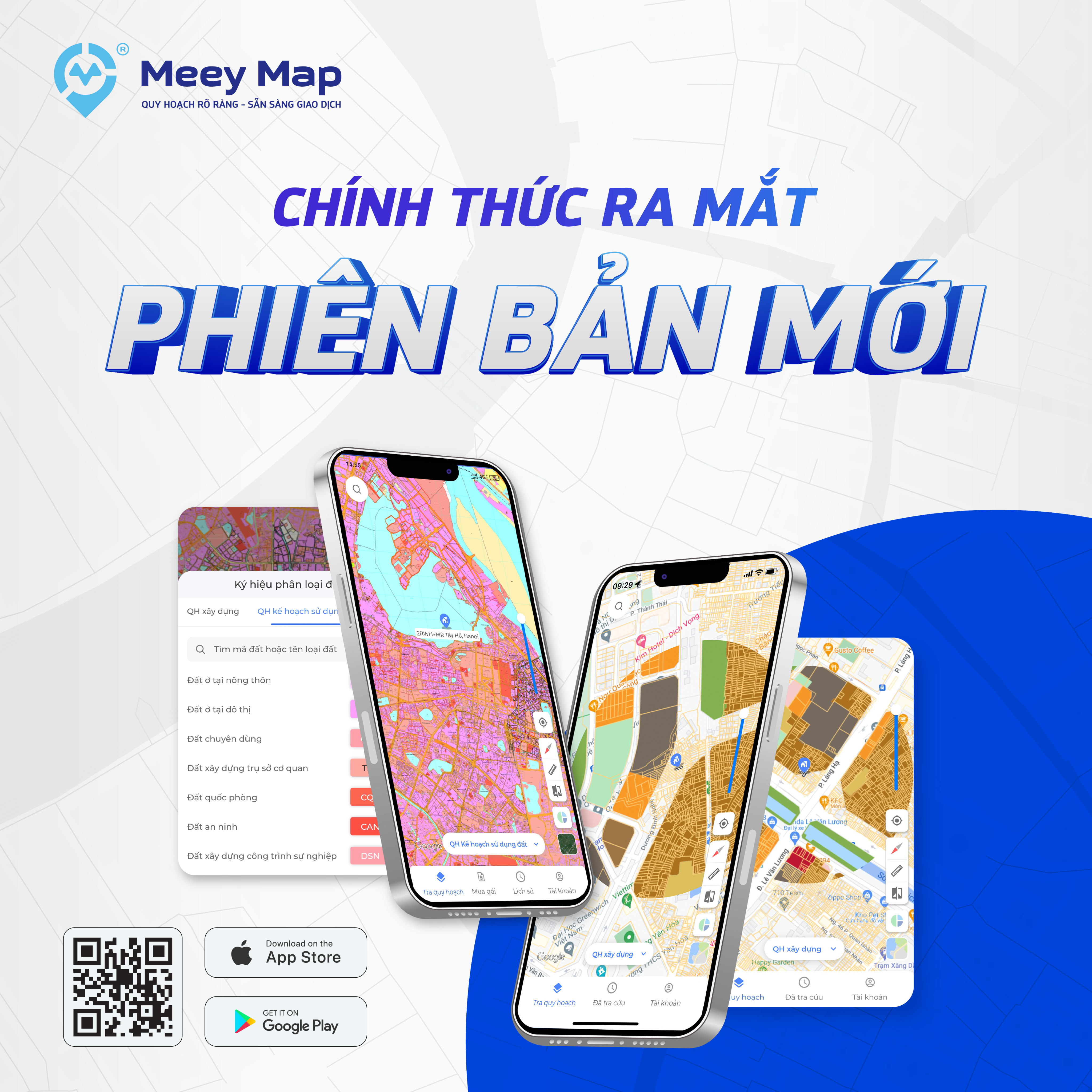 Meey Map ra mắt phiên bản hoàn toàn mới - Bước đột phá trong tra cứu quy hoạch bất động sản trực tuyến
