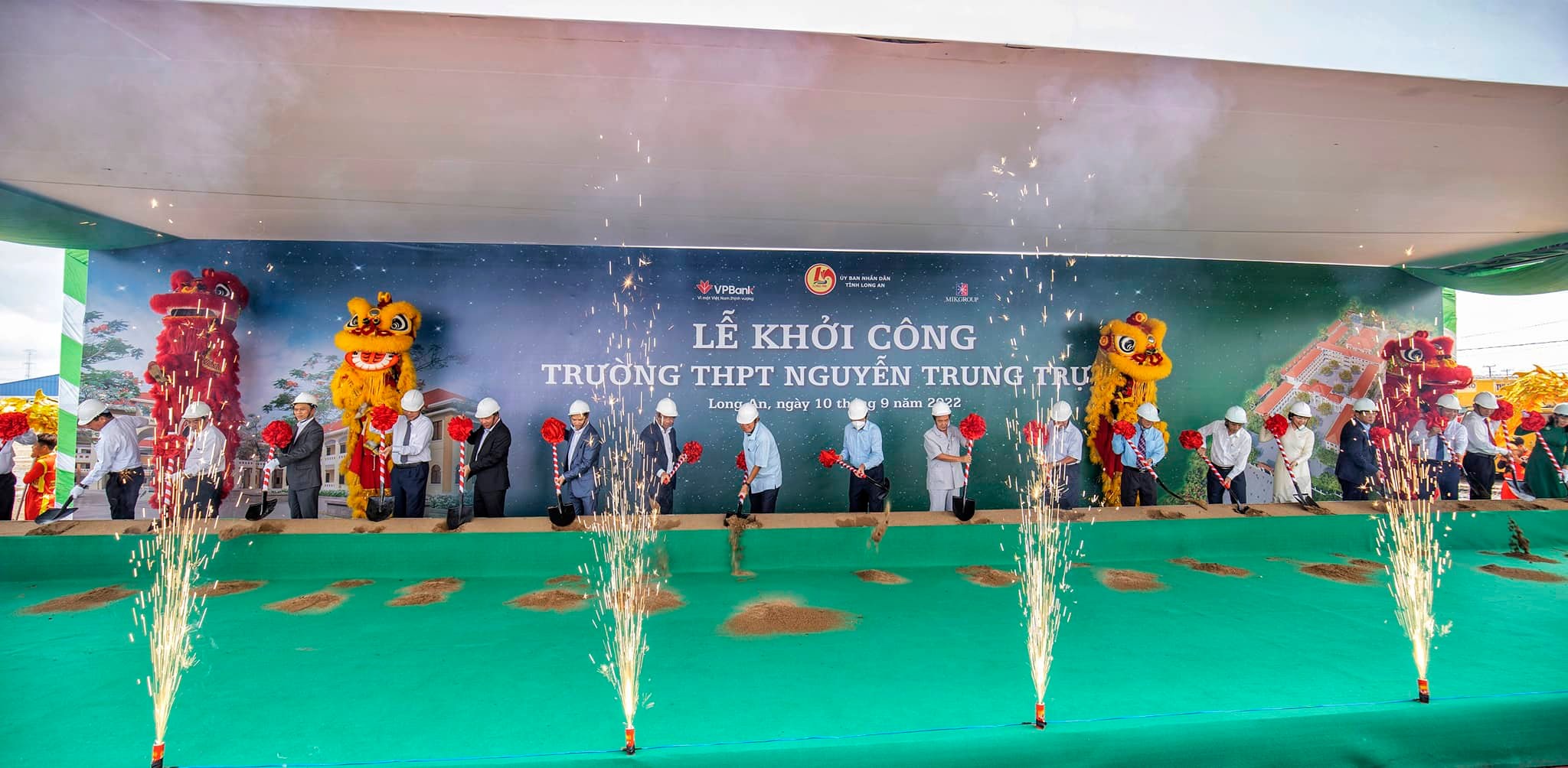 VPBank tài trợ 130 tỷ đồng xây dựng trường học tại huyện Bến Lức (Long An)