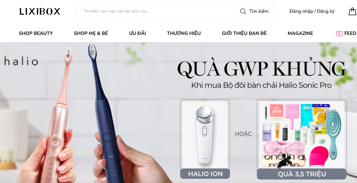 Công ty Sachi bị xử phạt vì quảng cáo không phép trên trang Lixibox