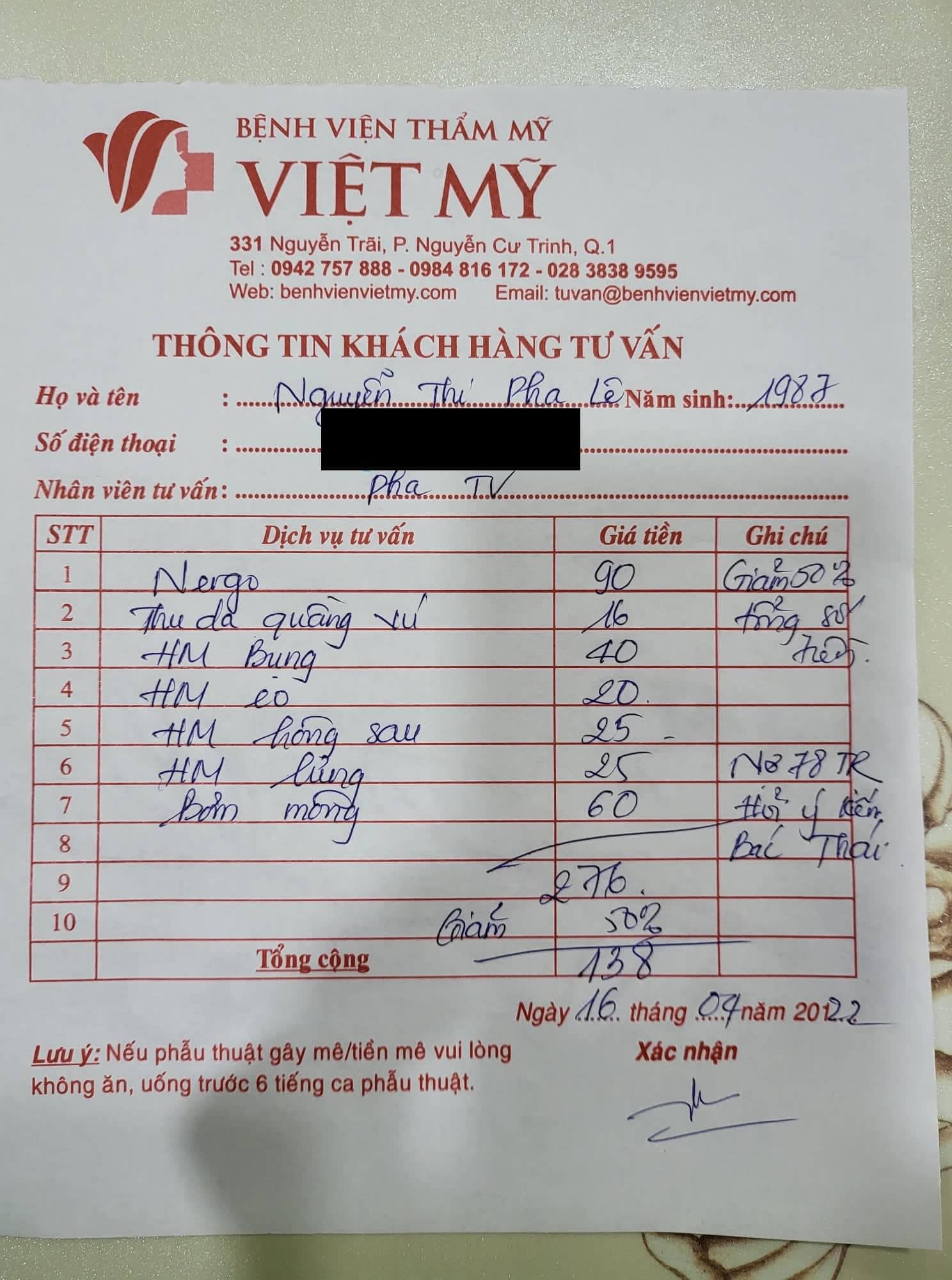 Ca sĩ Pha Lê đấu tố bác sĩ Chiêm Quốc Thái về việc nâng ngực tại Bệnh viện Thẩm mỹ Việt Mỹ