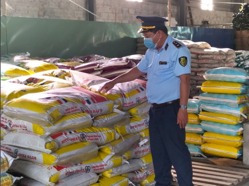 Kinh doanh phân bón giả, một cơ sở bị phạt 80 triệu đồng