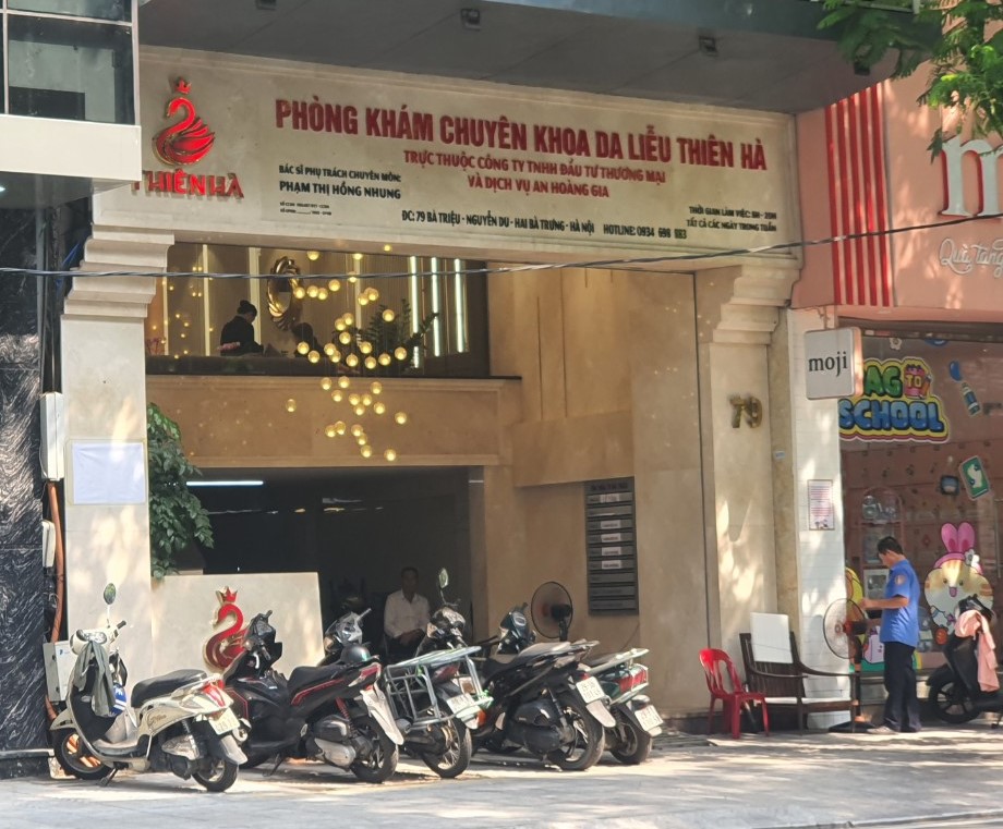 Phòng khám Chuyên khoa da liễu Thiên Hà chưa đủ điều kiện cấp phép khám bệnh, chữa bệnh