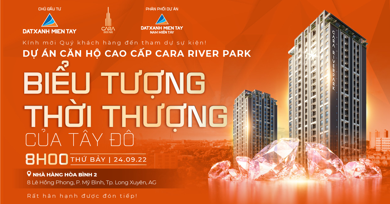 Cần Thơ tuýt còi việc rao bán dự án Khu căn hộ chung cư Kim cương xanh - Cara River Park