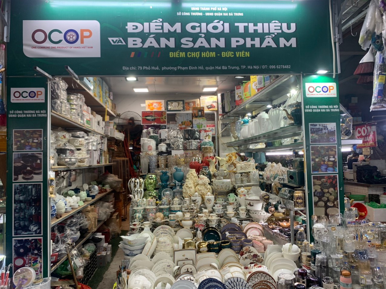 Thêm điểm giới thiệu và bán sản phẩm OCOP tại quận Hai Bà Trưng 