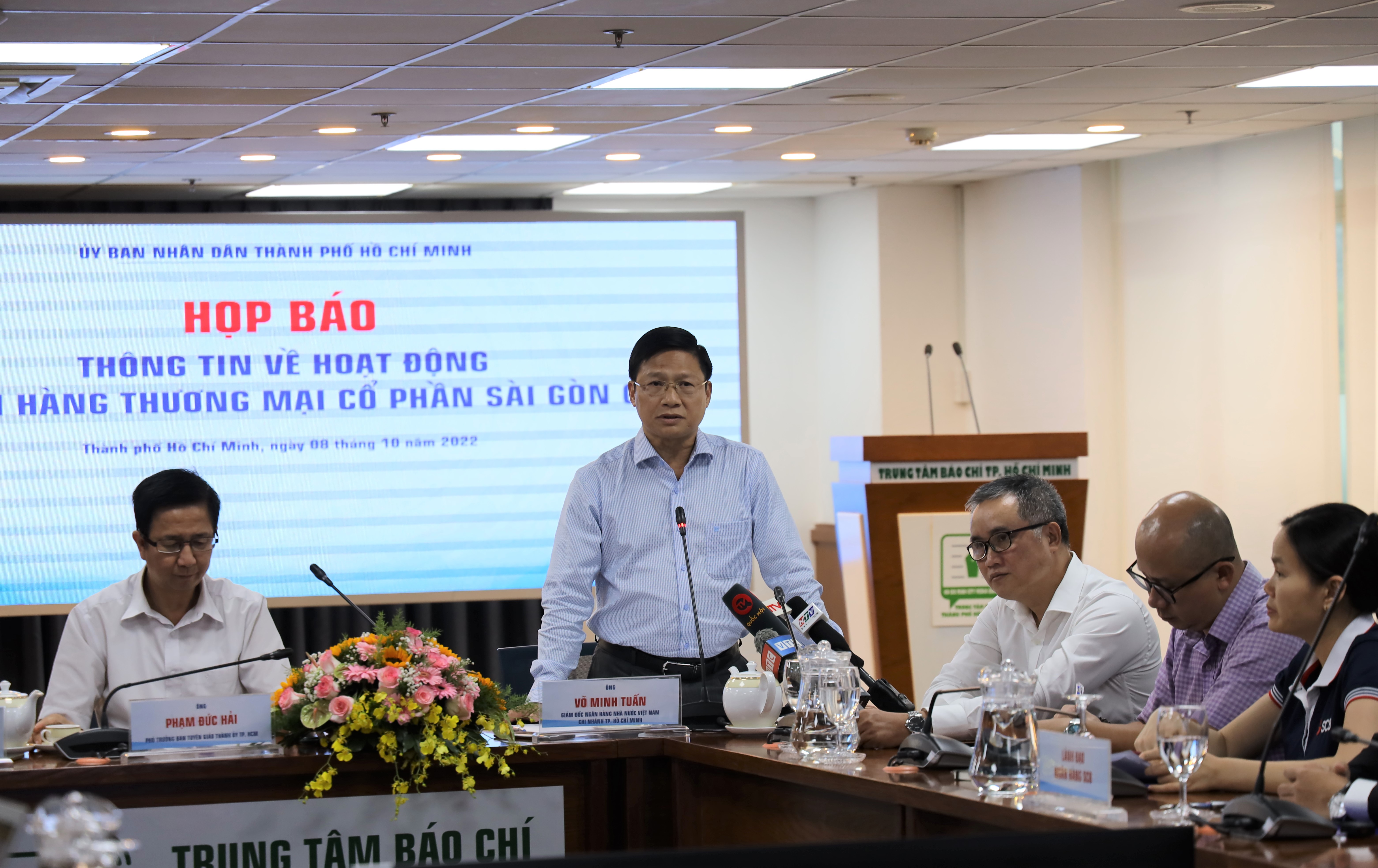 TP.HCM họp báo thông tin về hoạt động của SCB sau khi bà Trương Mỹ Lan bị bắt