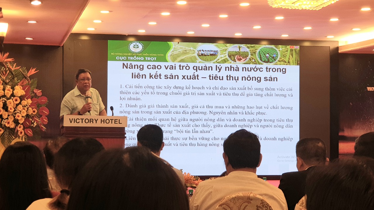 Lãnh đạo Cục Trồng trọt nói về việc thúc đẩy liên kết chuỗi giá trị nông sản