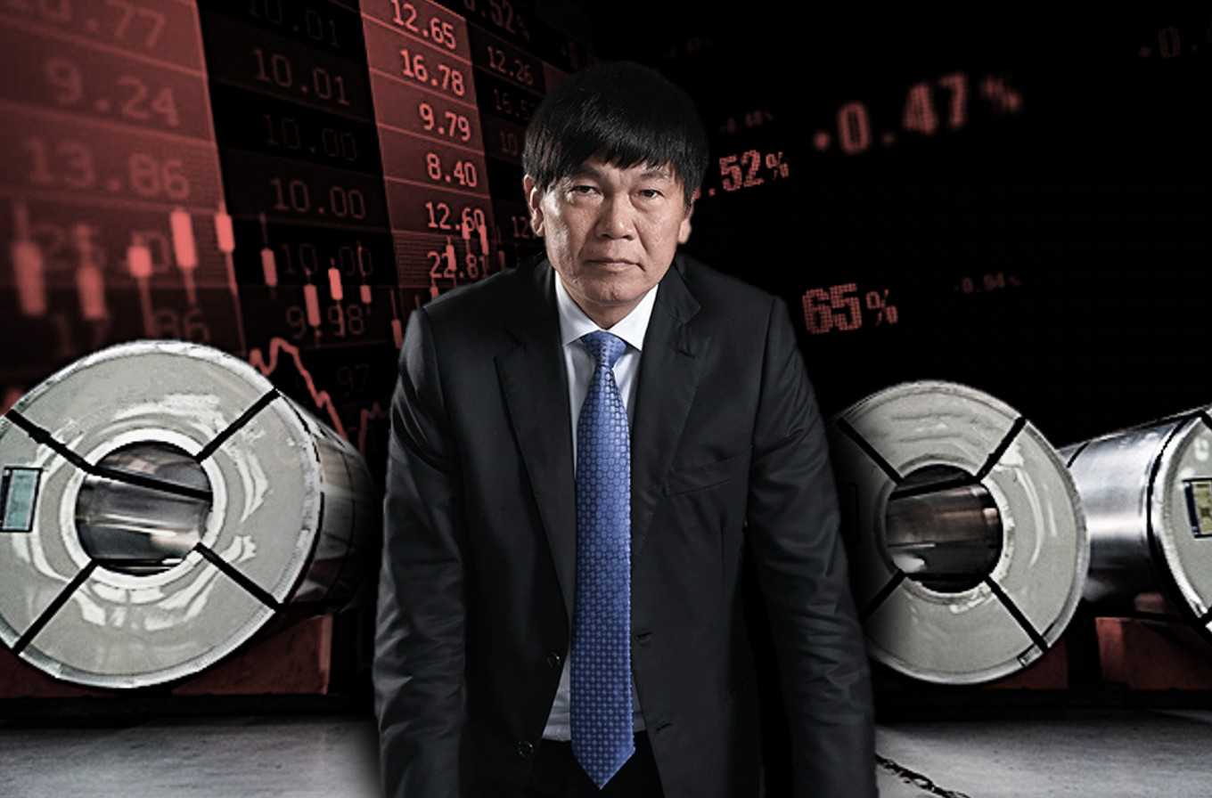 Cổ phiếu thép lao dốc, ông Trần Đình Long mất 1,8 tỷ USD