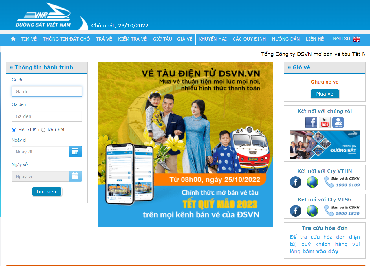 Lưu ý khi mua và thanh toán online vé tàu Tết Quý Mão