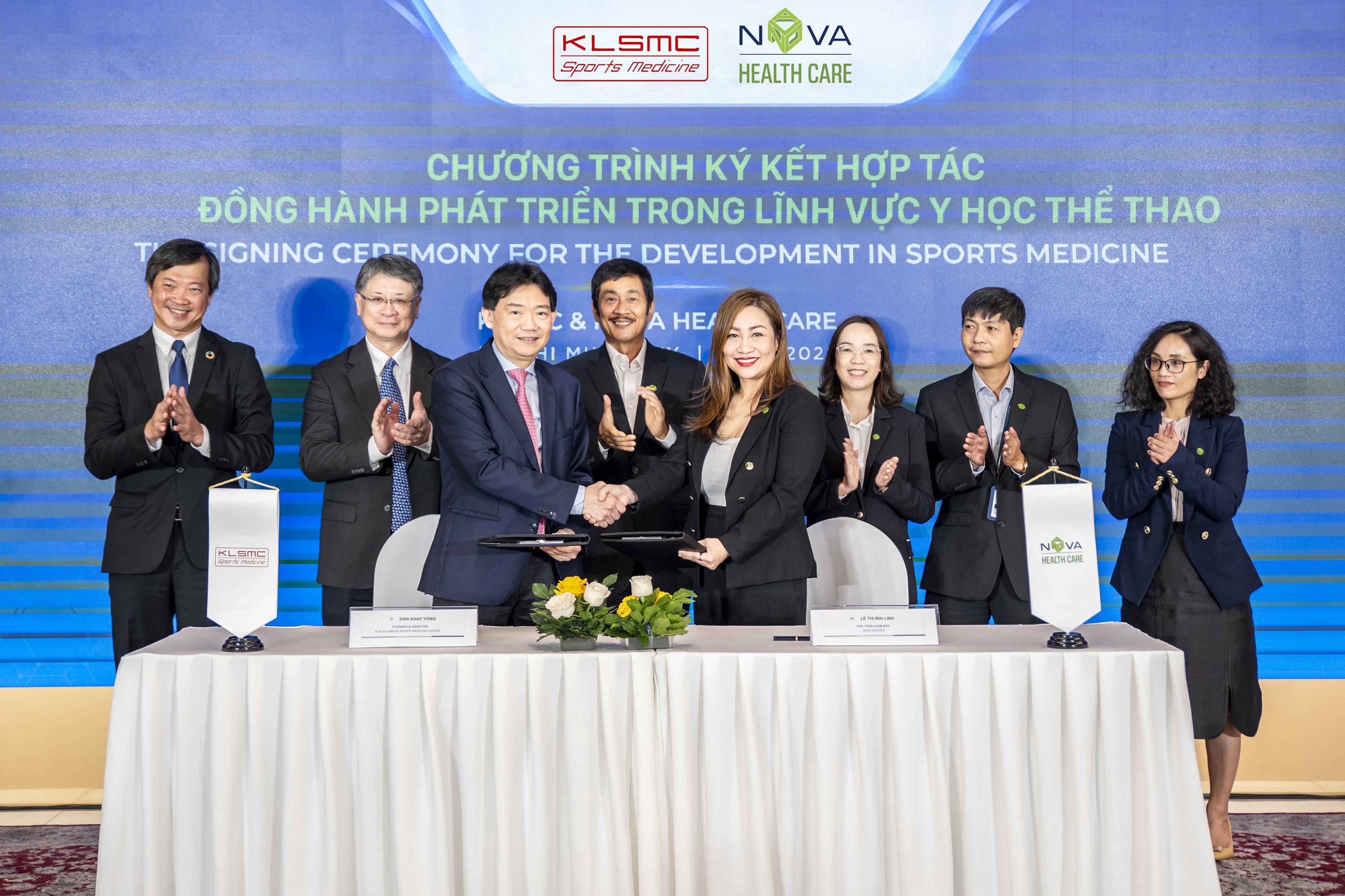 Nova Healthcare và KLSMC đồng hành trong lĩnh vực Y học Thể thao