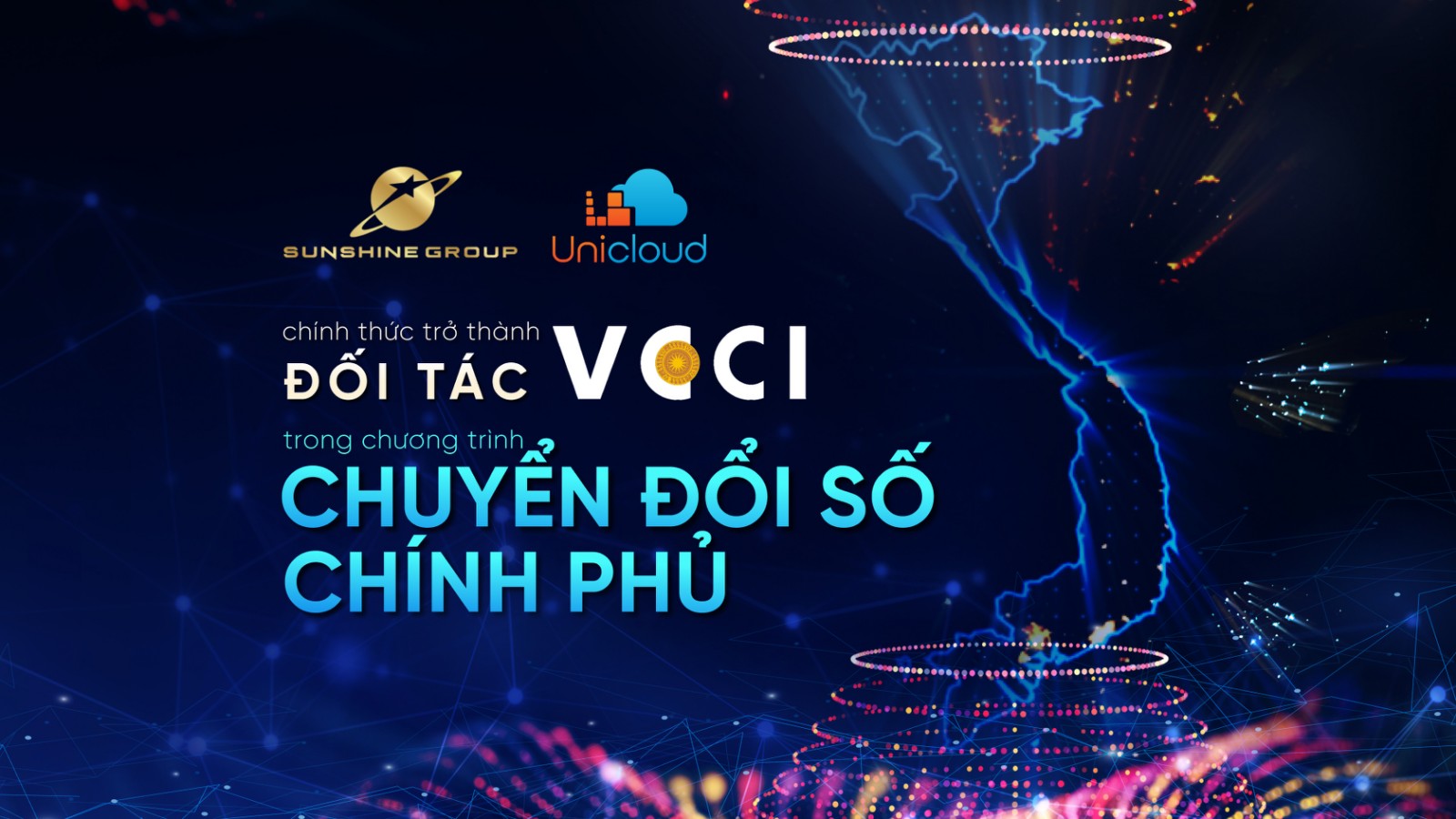 Sunshine Group chính thức đồng hành cùng VCCI trong chương trình hỗ trợ chuyển đổi số Chính phủ