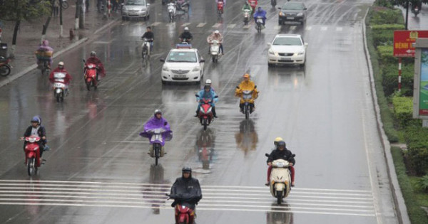 Dự báo thời tiết 1511 Bắc Bộ có mưa rào và giông rải rác