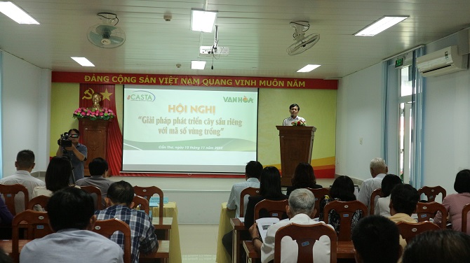 Bàn giải pháp phát triển cây sầu riêng gắn với mã vùng trồng