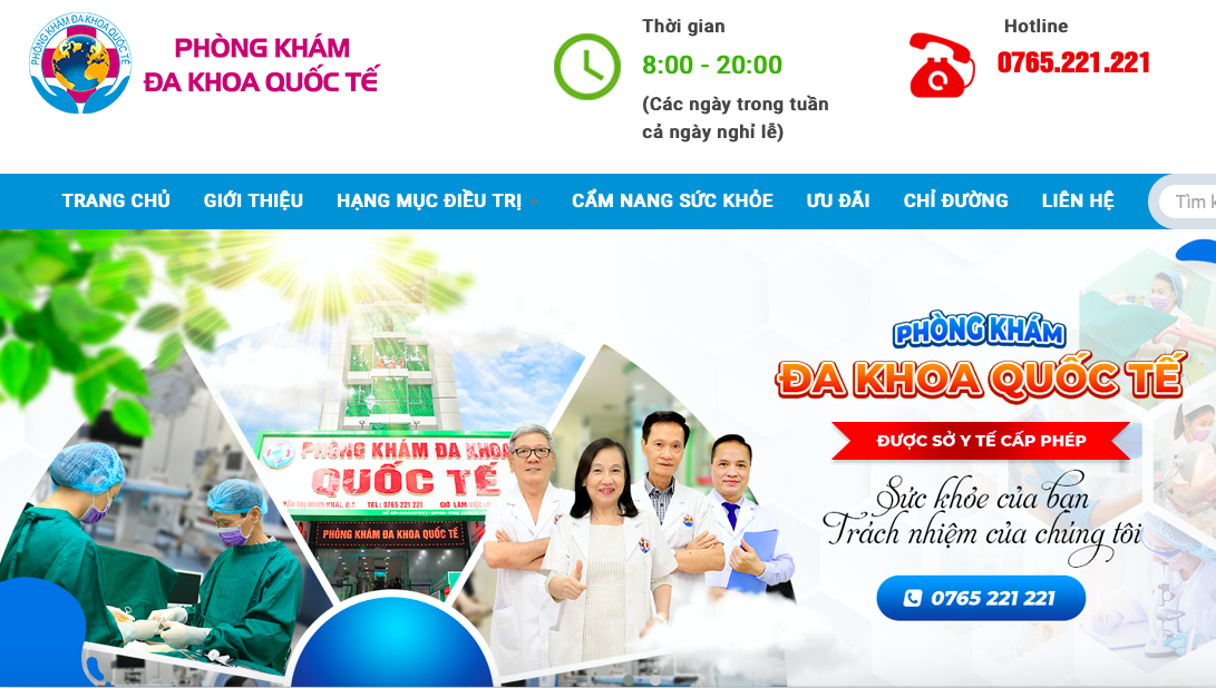 Phòng khám đa khoa Quốc Tế bị đình chỉ hoạt động 2 năm