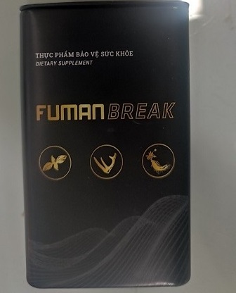 Phát hiện sản phẩm thực phẩm BVSK Fumanbreak chứa chất cấm Sildenafil