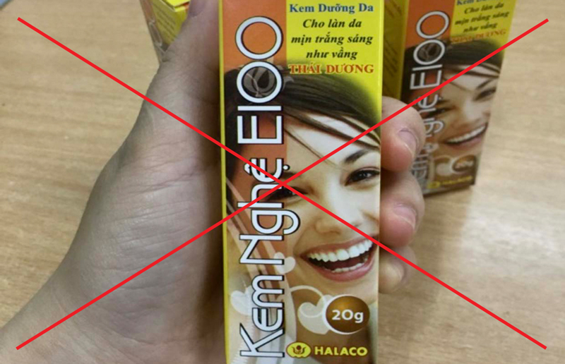Đình chỉ lưu hành, thu hồi sản phẩm Kem nghệ E100