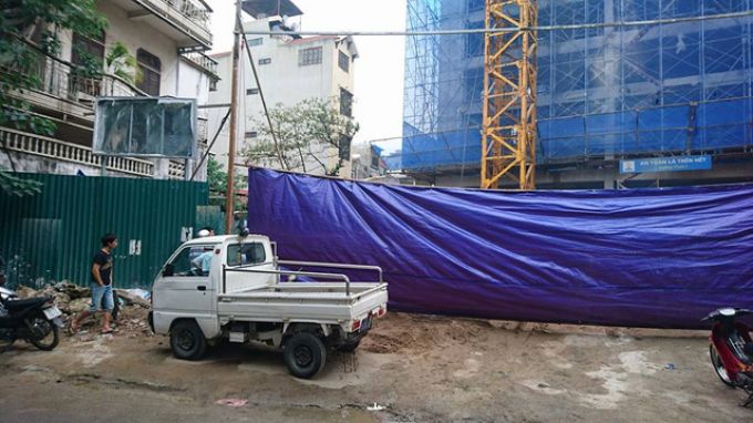 Vụ sập giàn giáo ở Hoàng Mai đã xác định được danh tính hai nạn nhân