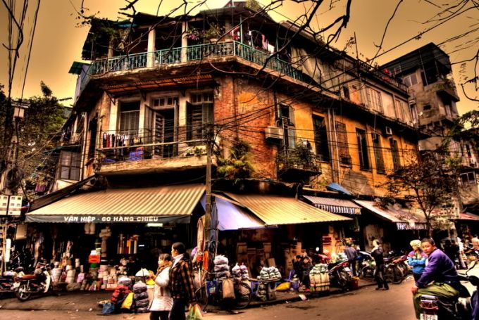 Phố cổ Hà Nội (ảnh internet) 