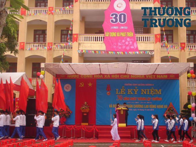 Trường THPT Quảng Xương 3 Gần một nửa thế kỷ trưởng thành và phát triển