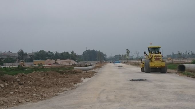 Công trường đang được thi công