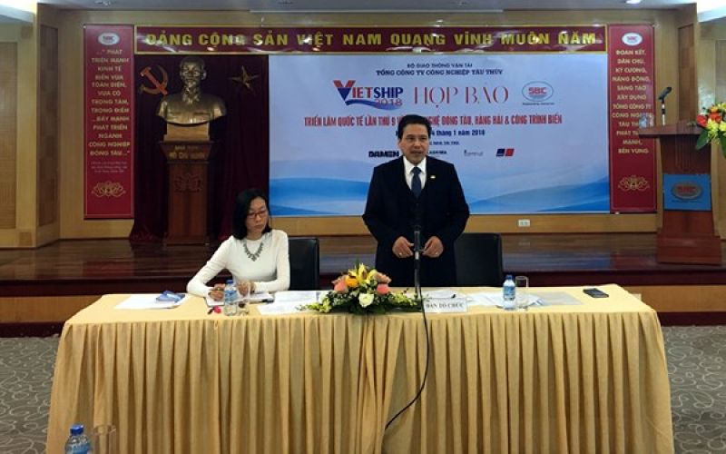 Triển lãm Vietship 2018 có 163 gian hàng của 97 doanh nghiệp trong và ngoài nước
