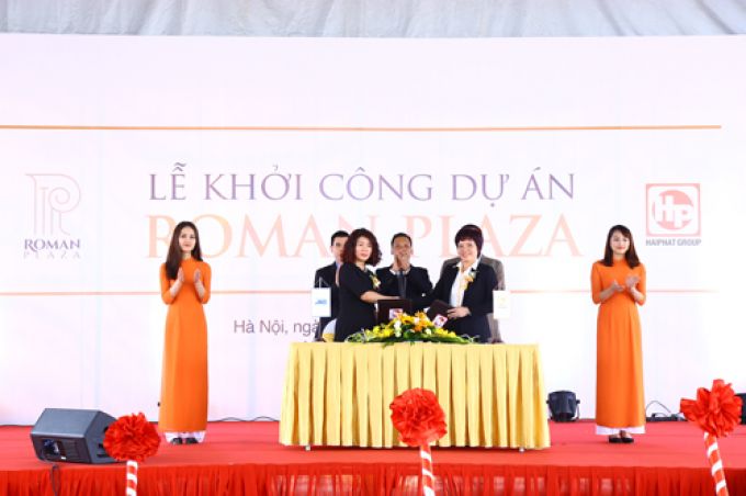ễ ký kết hợp đồng hợp tác tài trợ vốn cho dự án với Ngân hàng TMCP Quân đội.