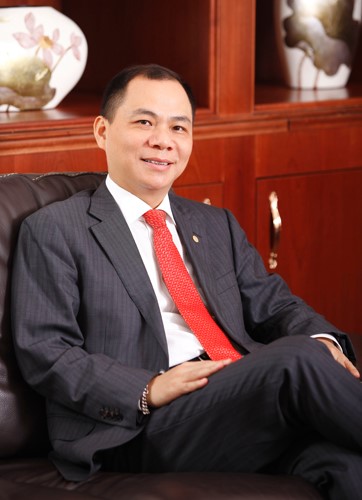 Doanh nhân Phạm Nhật Vượng.