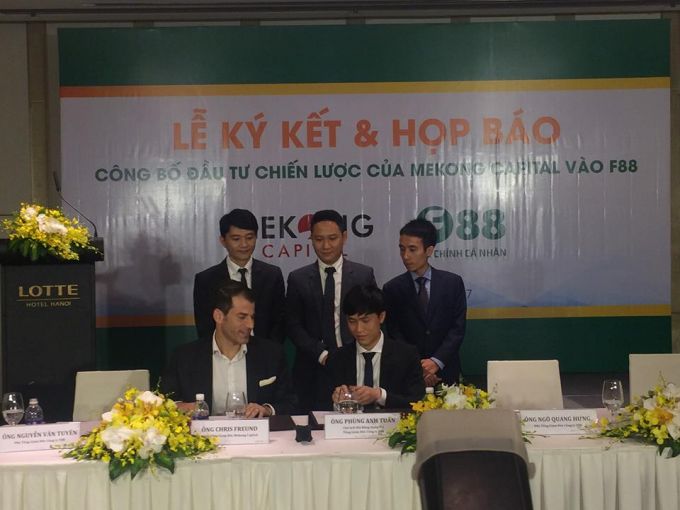 F1: Đại diện Công ty Quản lý Quỹ Mekong Capital kí kết hợp tác đầu tư vào f88.