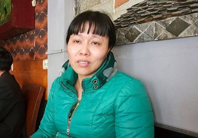 Bà Nguyễn Thị Chín (vợ ông Thái)