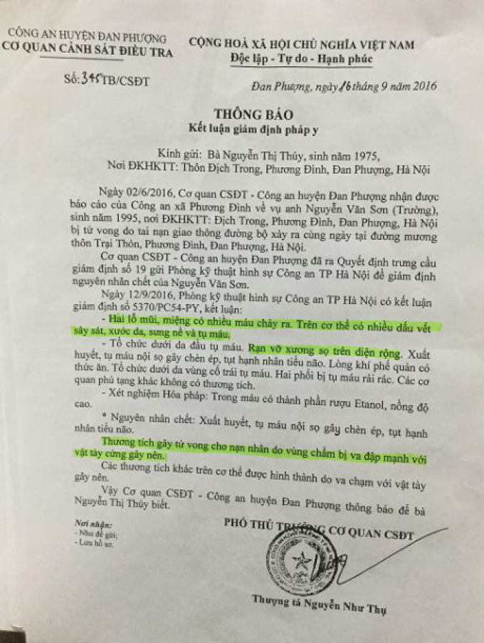 Đan Phượng - Hà Nội Cơ quan điều tra có bỏ lọt tội phạm
