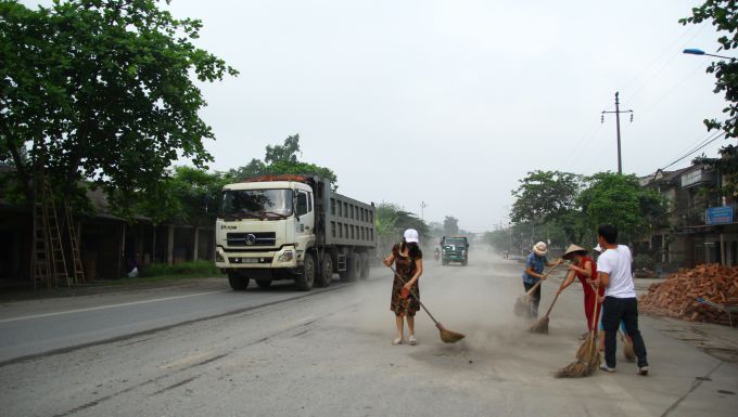 Khói bụi, ô nhiễm đang 