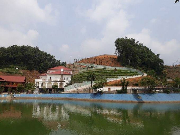 Biệt phủ được cho là của gia đình ông GĐ Sở TN&MT tỉnh Yên Bái.