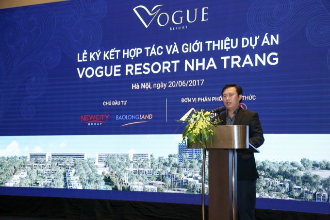 Lễ k&yacute; kết hợp t&aacute;c v&agrave; giới thiệu dự &aacute;n Vogue Resort Nha Trang vừa tổ chức tại H&agrave; Nội.
