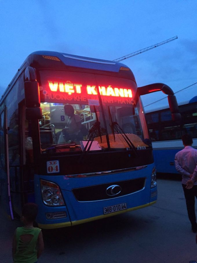 Chiếc xe kh&aacute;ch của nh&agrave; xe Việt Kh&aacute;nh.