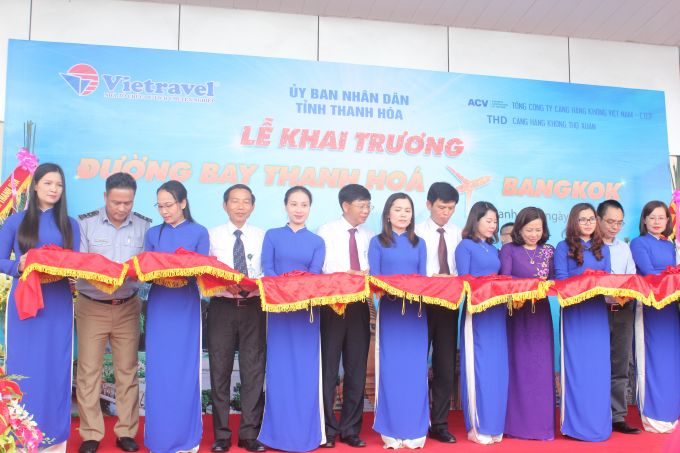 Khai trương đường bay Thanh Hóa - Bangkok