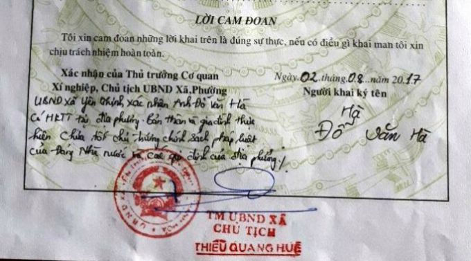 Nhanh chóng kiểm tra việc phê không tốt vào lý lịch