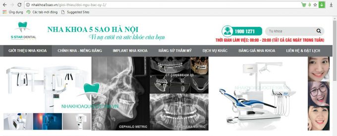 Th&ocirc;ng tin sai lệch đăng tr&ecirc;n website của ph&ograve;ng kh&aacute;m.