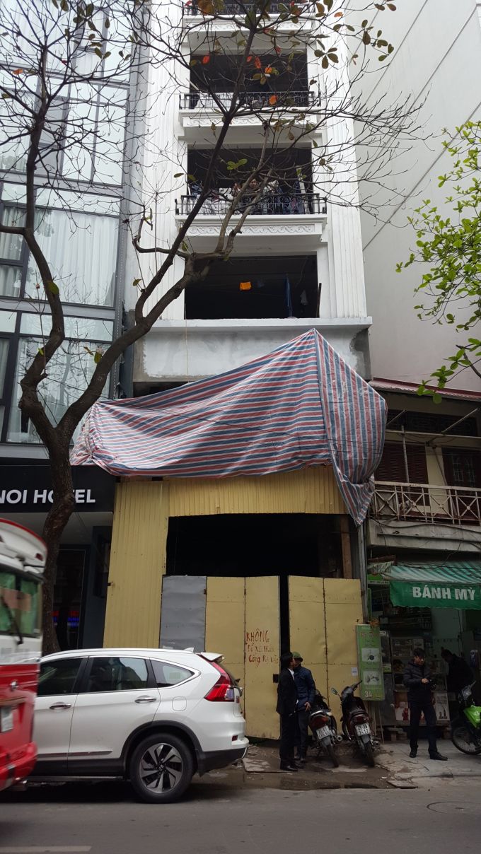 Công trình 36 Lò Sũ đang trong giai đoạn hoàn thiện