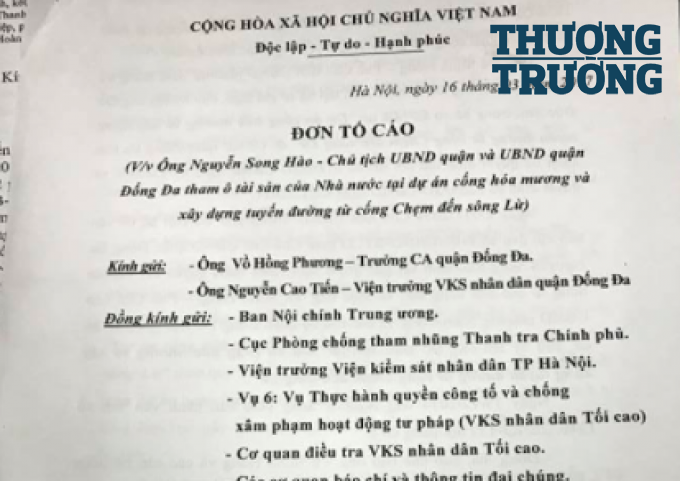 Bài 2 Người dân đề nghị Bí thư Thành ủy Hà Nội chỉ đạo làm rõ vụ “quyết toán khống” dự án tại 163 Xã Đàn