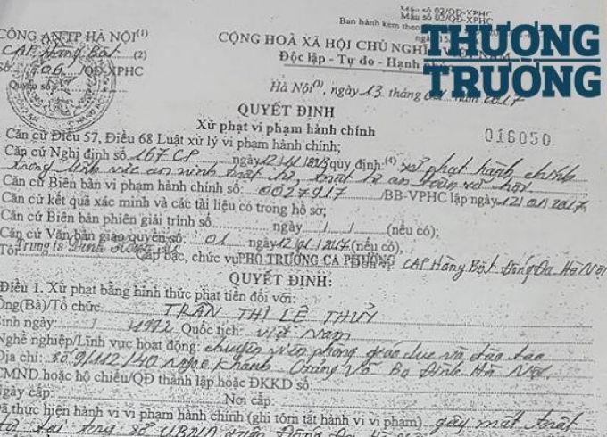 Đi đòi lại tiền bị xử phạt hành chính tội “gây rối”, nữ cán bộ Phòng Giáo dục khởi kiện ra Tòa