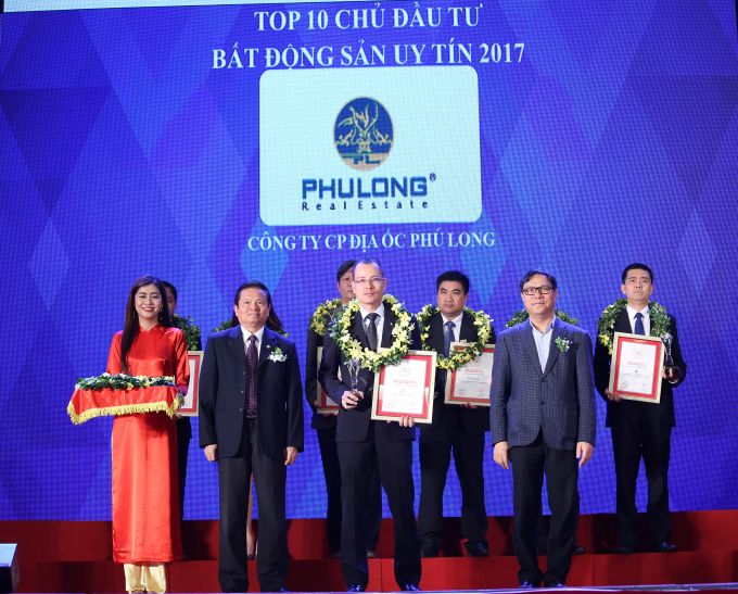 Cty CP Địa ốc Phú Long lọt top 10 Chủ đầu tư BĐS uy tín nhất Việt Nam