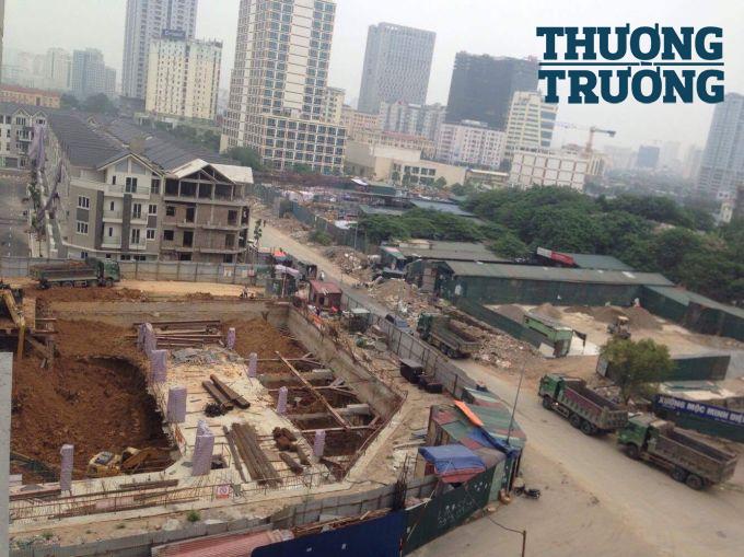 Dự án A10 Nam Trung Yên Nghi án bán nhà khi chưa xong móng