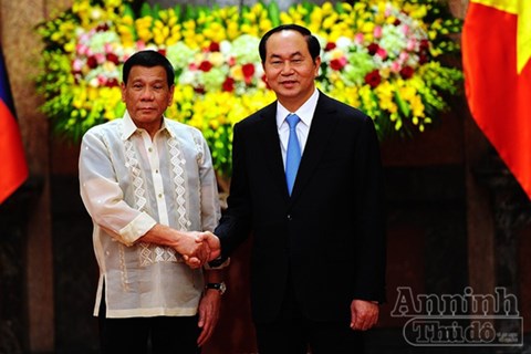 Tổng thống Philippines thăm chính thức Việt Nam