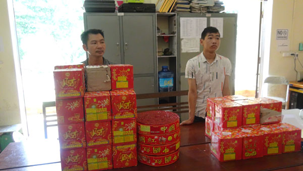 Dùng xe máy vận chuyển 67kg pháo từ Cao Bằng về Thái Nguyên