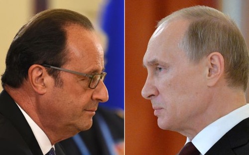 Putin hủy thăm Pháp vì bất đồng vấn đề Syria