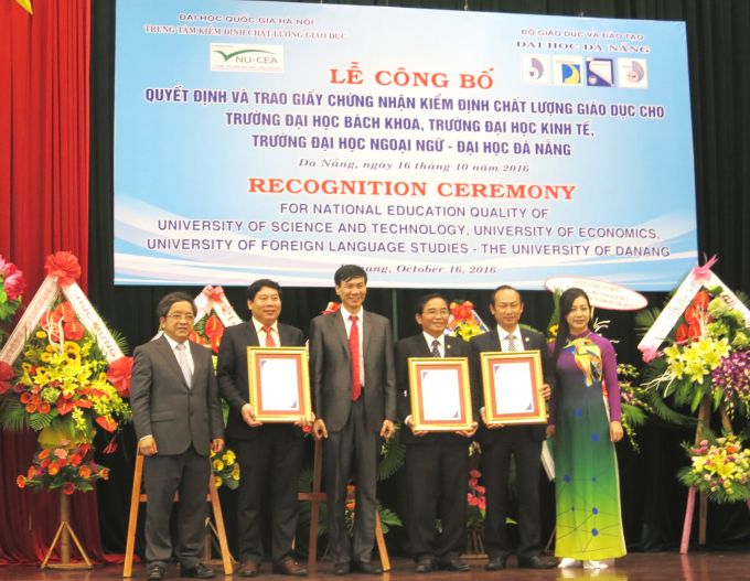 ĐH Đà Nẵng có thêm 3 trường thành viên đạt kiểm định chất lượng