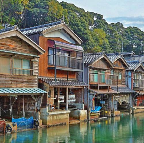 du lịch, du lịch Nhật Bản, ngôi làng lãng mạn