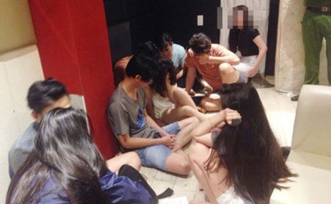 Nhóm đối tượng sử dụng chất kích thích bị cơ quan tạm giữ 