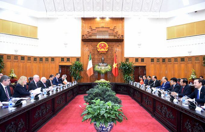 Toàn cảnh cuộc hội kiến.