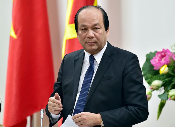 Bộ trưởng, Chủ nhiệm Văn phòng Chính phủ Mai Tiến Dũng làm việc với các nhà khoa học