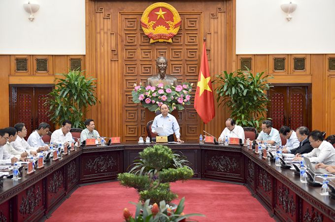 Thủ tướng Nguyễn Xuân Phúc làm việc với lãnh đạo chủ chốt tỉnh Sóc Trăng